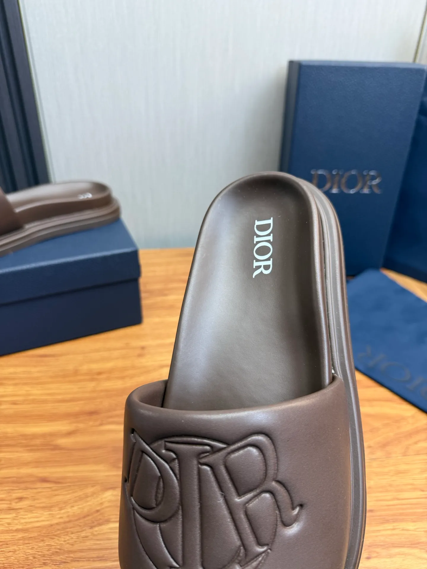 Men's shoes 280💰 Dior. Men's slippers🩴Official website 1:1 production 38-45 yards 45 46 🉑️Customized original material shipped✅